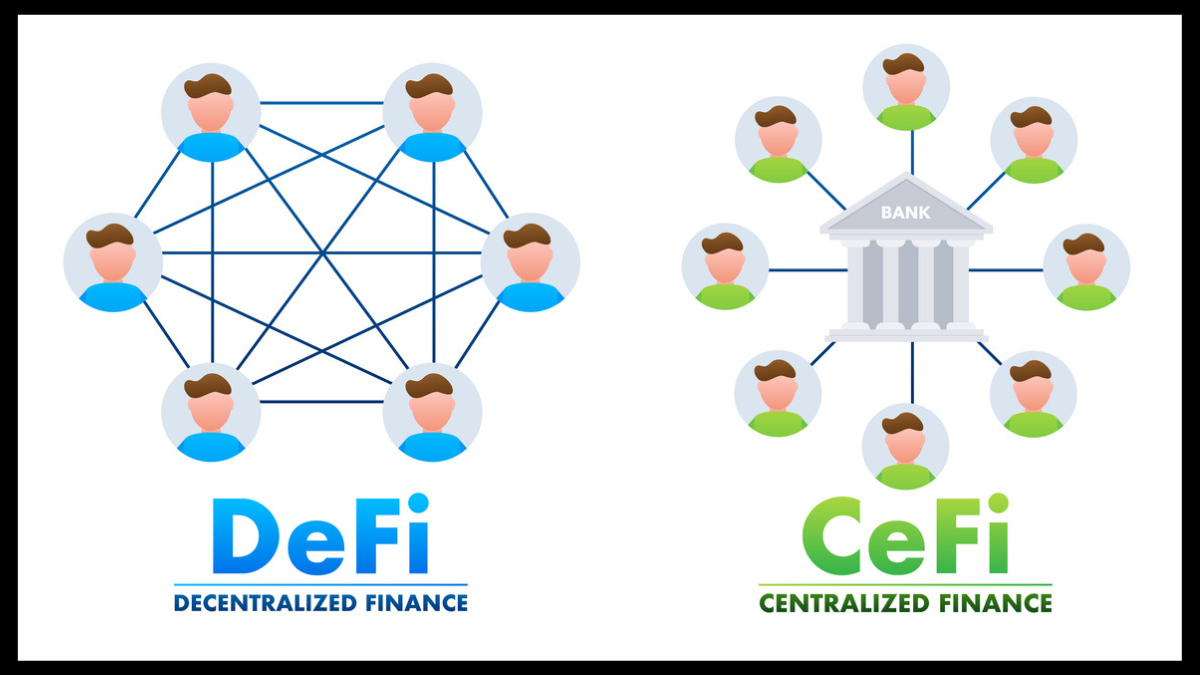 Centralized Finance (CeFi) vs Decentralized Finance (DeFi)